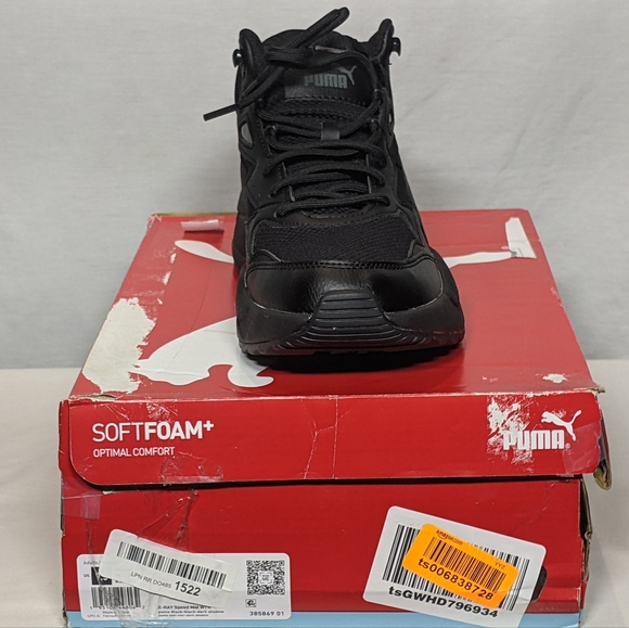 NEW Puma Mens X-ray Speed Mid Winter Sneaker Sz 9.5 black - Picture 4 of 4